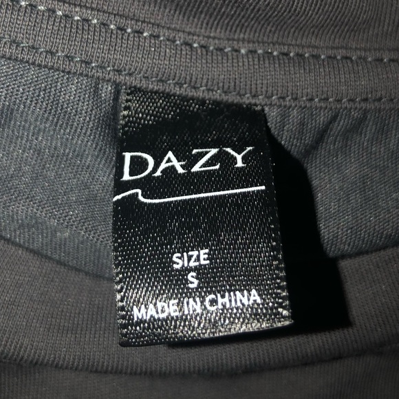 grey crop top with sparkly heart shaped spider web  🕸 - Picture 3 of 3